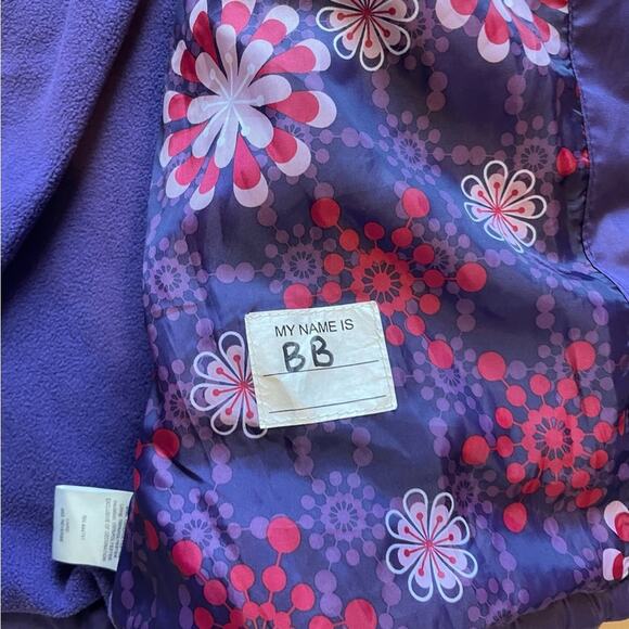 Slalom Purple and Pink Girls Hooded Ski Jacket Size XL 14/16 - Picture 6 of 10
